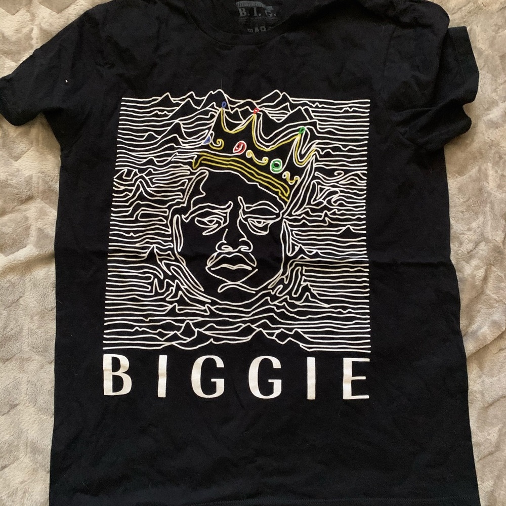 Biggie Smalls/Joy Division mash-up tee